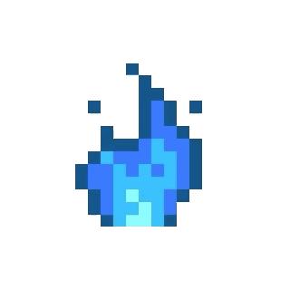 SFN Crown burning in blue flame